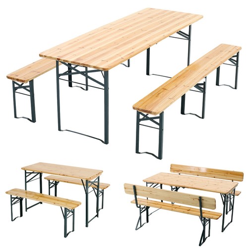 Wooden folding beer - wooden, and