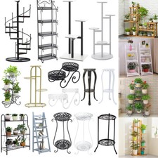 Metal/Wooden Stand Plant Rack