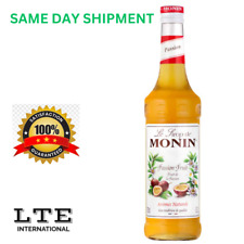 MONIN Passion Fruit Syrup 0.7 L Glass Bottle - Free Shipping