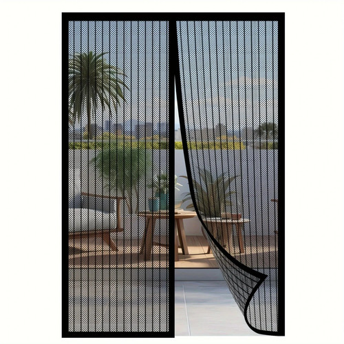 Magnetic insect door screen - magnetic,