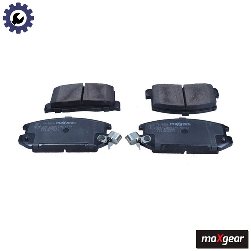 Brake pad set disc - set,
