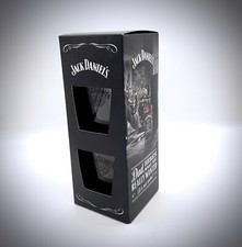 Official Jack Daniels Glass Tumblers Father Dad Twin Gift Box Set