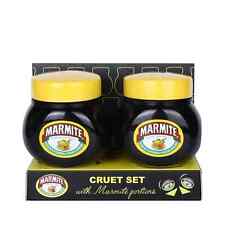 Marmite - Jar Shaped Ceramic Salt & Pepper Cruets Gift Set 