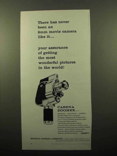 1961 exakta carena zoomex - carena,