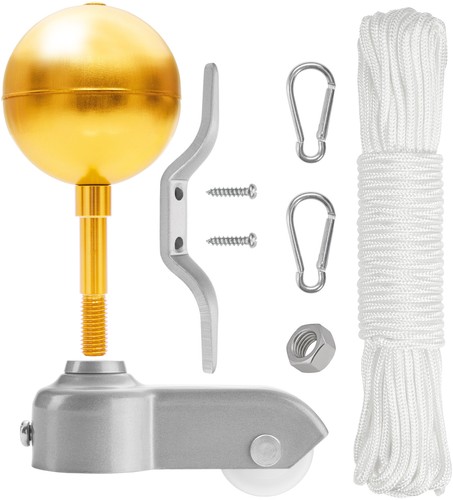 Flagpole accessory kit golden - kit,