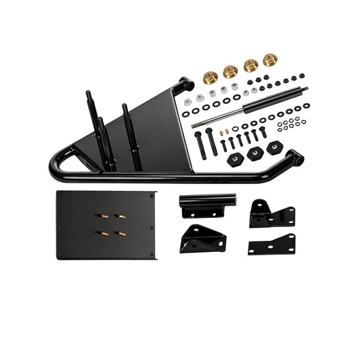 Black rear tailgate - black, away