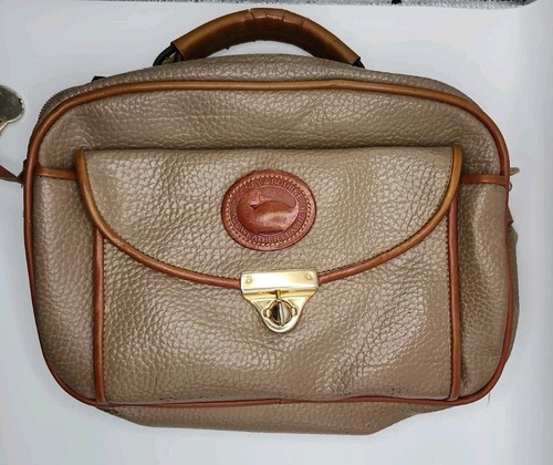 Dooney bourke leather taupe - dooney,