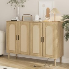 Rattan Buffet Cabinet Storage