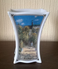 Goebel Artis Orbis Vase " Claude Monet " Le Jardin de L' artiste