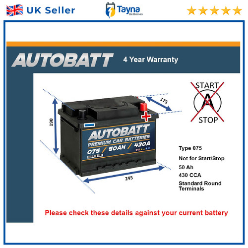 Battery fits rover mini - rover,