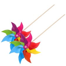  2 Pcs Colorful Windmill