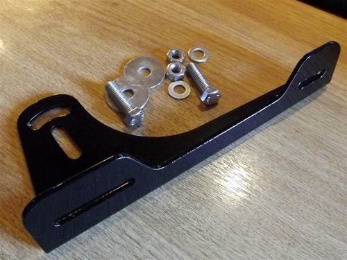 Front number plate - , offset
