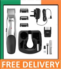 Wahl Rechargeable Clippers Beard Hair Moustache Cordless Trimmer Grooming Set IR
