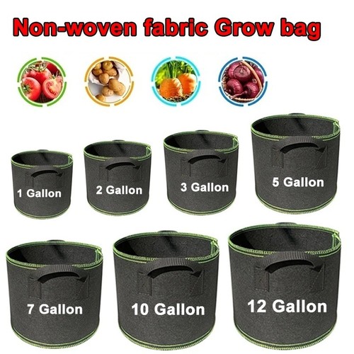 Fabric grow pots breathable - pots,
