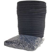 Black Continuous Zip No5 Nylon