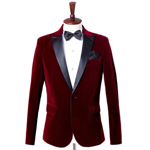Men velvet peak lapel - men,