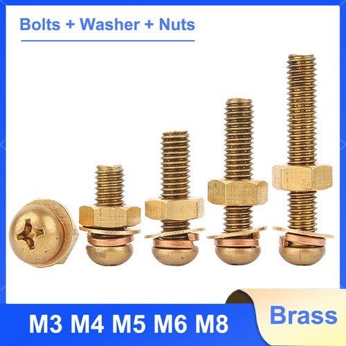 Brass phillips pan - brass, head