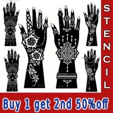 Large Henna Temporary Tattoo