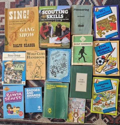 Vintage scouting books - scouting,
