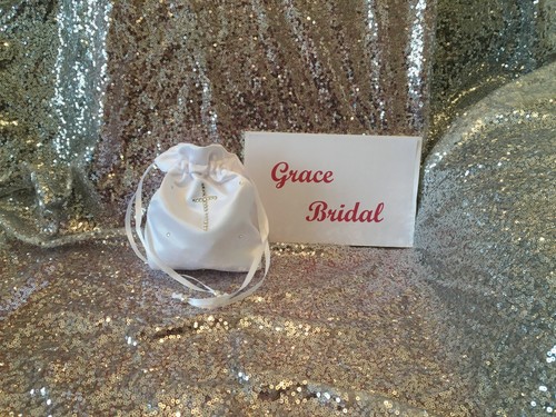 White holy communion - communion, diamante