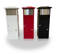 METZ Large parcel drop Box Letter Box Post Box Mail Letterbox stainless steel 