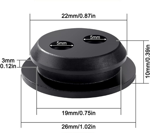 Fuel tank grommet seal - fuel,