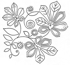 Vintage Embroidery Transfer