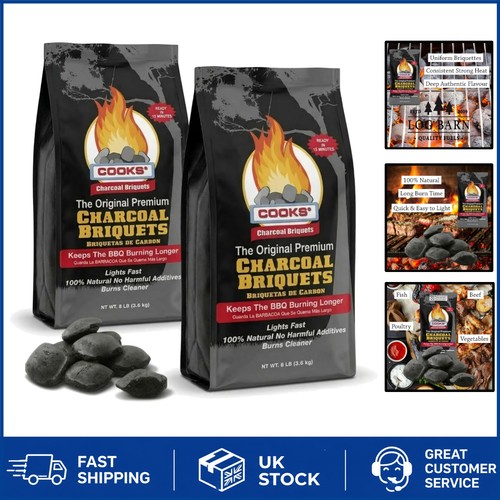 2kg log barn charcoal - 7.2kg,