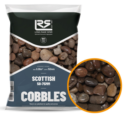 Scottish cobbles 90mm 20kg - scottish, 40-90mm