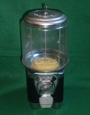 Vintage American Style Bubblegum Gumball Dispenser Vending Machine 17" High