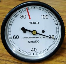 DUCATI BEVEL SINGLE 250, 350, 450 REV COUNTER VEGLIA MADE IN SPAIN REVCOUNTER