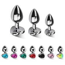 Heart Butt Plugs 3 PCS Anal