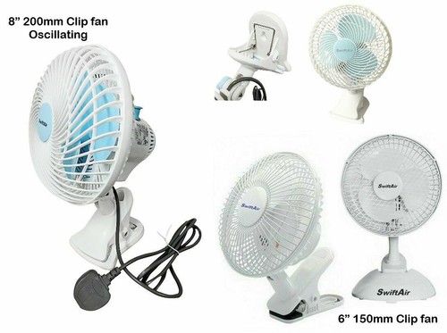 Clip on fan - 8", speed