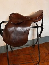 PASSIER  All Purpose SADDLE 16 1/2" Brown Smooth Leather Medium Tree VGC