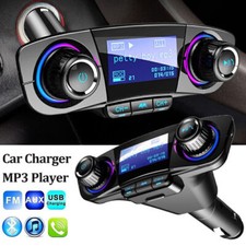 Bluetooth 5.0 Wireless Car FM Transmitter MP3 Player Radio 2 USB Charger Adapter