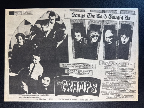 Cramps songs the lord taught - the,