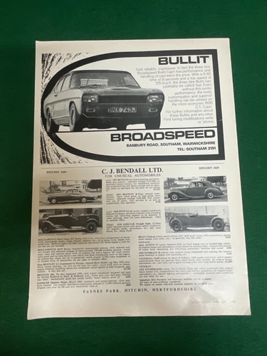 Broadspeed bullit capri bnx - bullit,