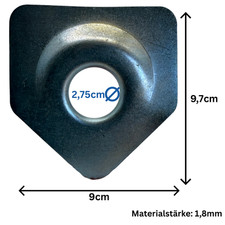 Mercedes W201 190E 190D workshop platform holder repair plate welding plate