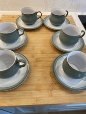 Denby Regency Green 6 X Cups