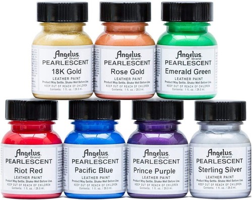 Pearlescent acrylic leather - pearlescent,