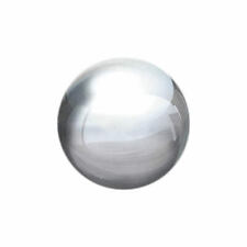 Round Domed Silver Polished Blazer Buttons - Plastic With Shank - Metal Effect