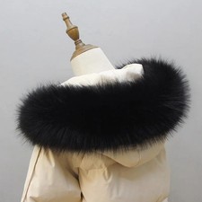 STOCK Fluffy Faux Fur Hood