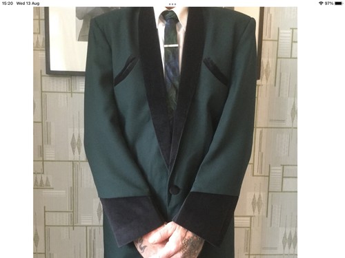 Teddy boy drape - teddy, dark