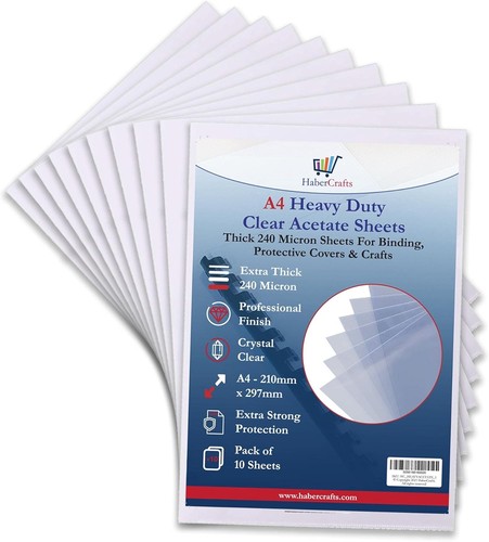 Acetate sheets clear - acetate,