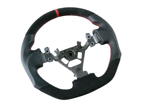 Alcantara steering wheel red - wheel,