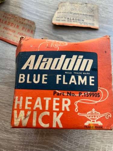 Vintage aladdin blue - blue, flame