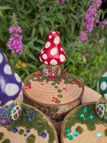 Mushroom fairy house - fairy, with