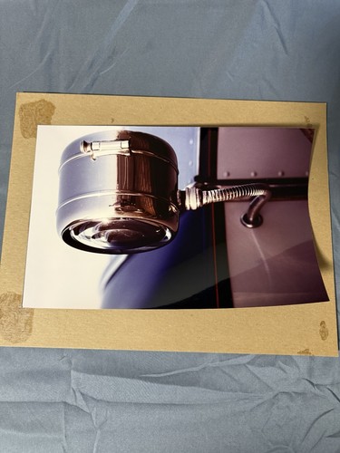 Vintage chrome spotlight car - chrome,