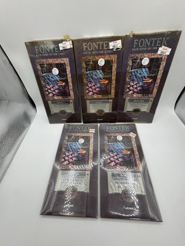 Fontek digital display fonts - display,