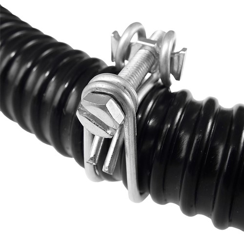 Double wire hose clamps - double, heavy